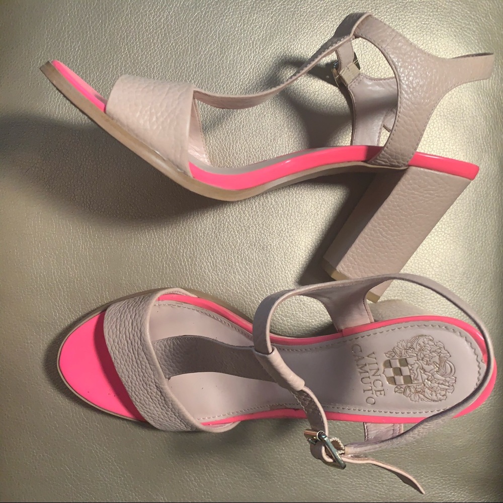 Vince Camuto t-strap heels